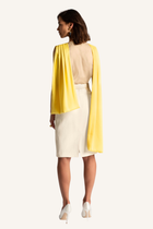 Draped Hip Pencil Skirt