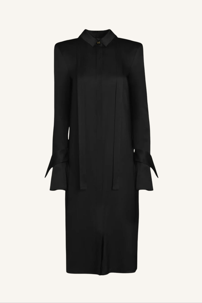 Back Flap Shirt Dress